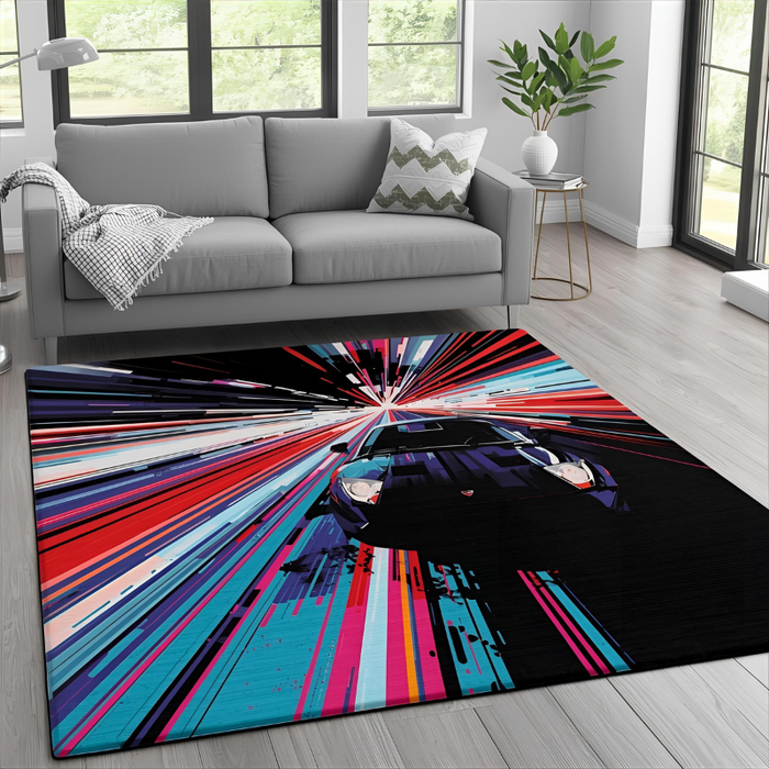 Speed Motion Area Rug