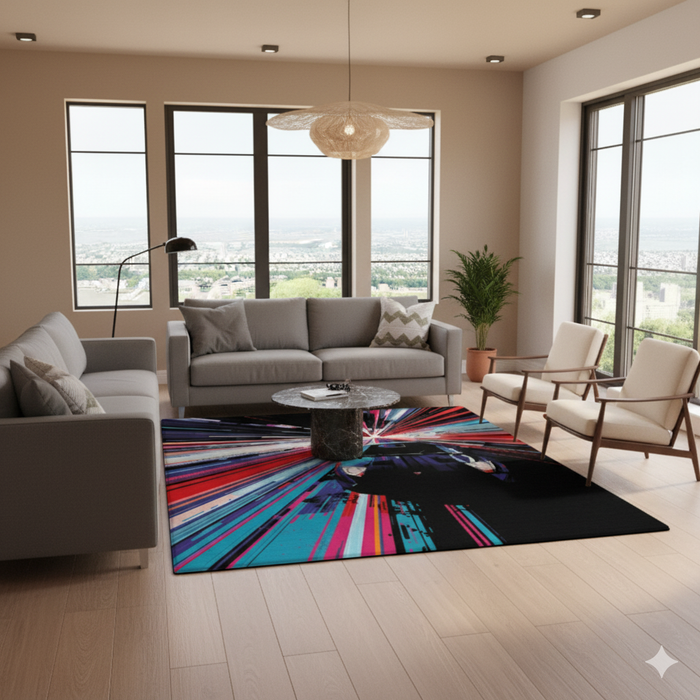 Speed Motion Area Rug