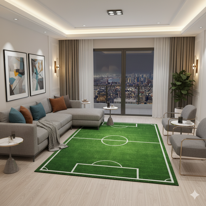 Sports Field Area Rug