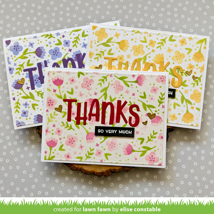 spring blossoms background stencils