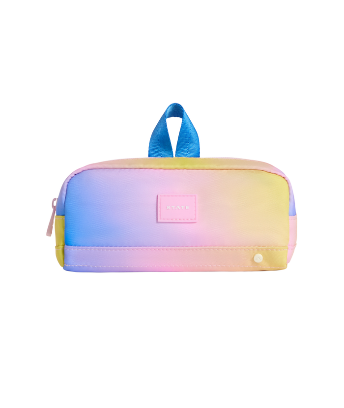 State Bags Clinton Pencil Case Blue/Pink/Yellow Gradient Accessories State bags Multi