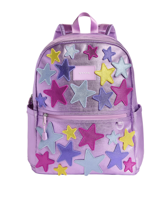 State Bags Kane Kids Double Pocket Backpack 3D Stars Accessories State bags Multi