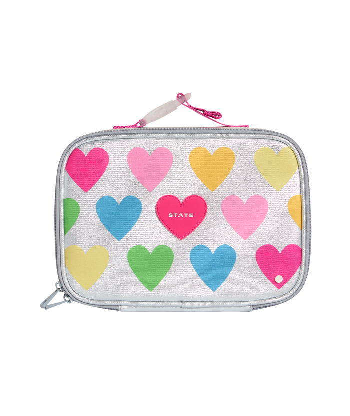 State Bags Rodgers Lunch Box Happy Fuzzy Hearts Accessories State bags Multi