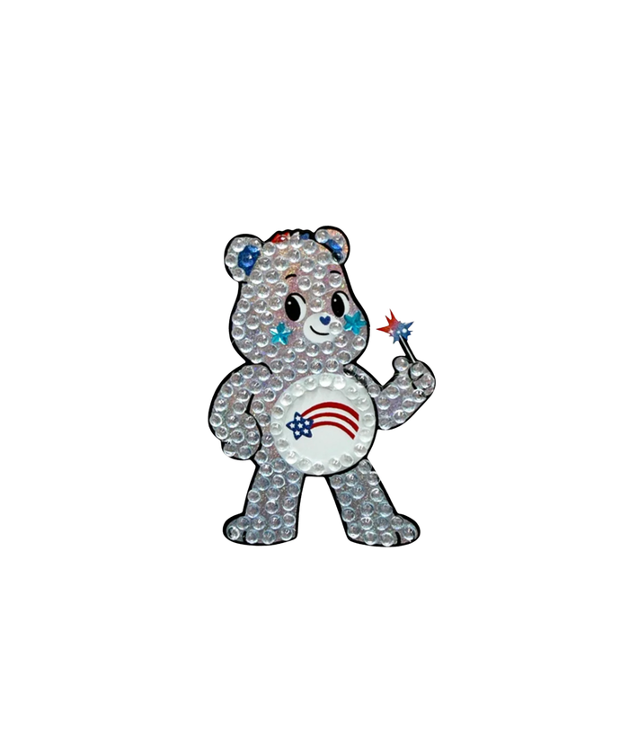 Sticker Beans America Cares Bear Sticker Accessories Sticker Beans Multi