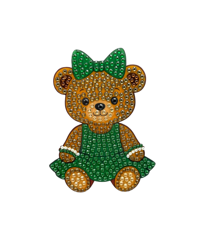 Sticker Beans Big Camp Cheer Bear Sticker Camp Sticker Beans Green