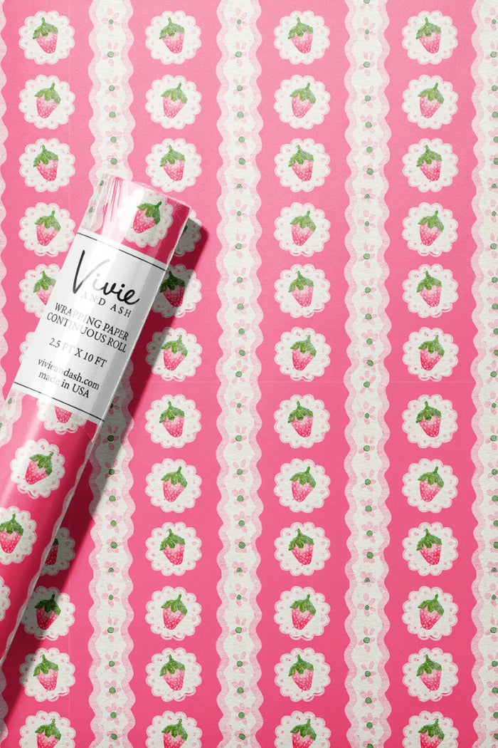 Strawberry Daydream Wrapping Paper