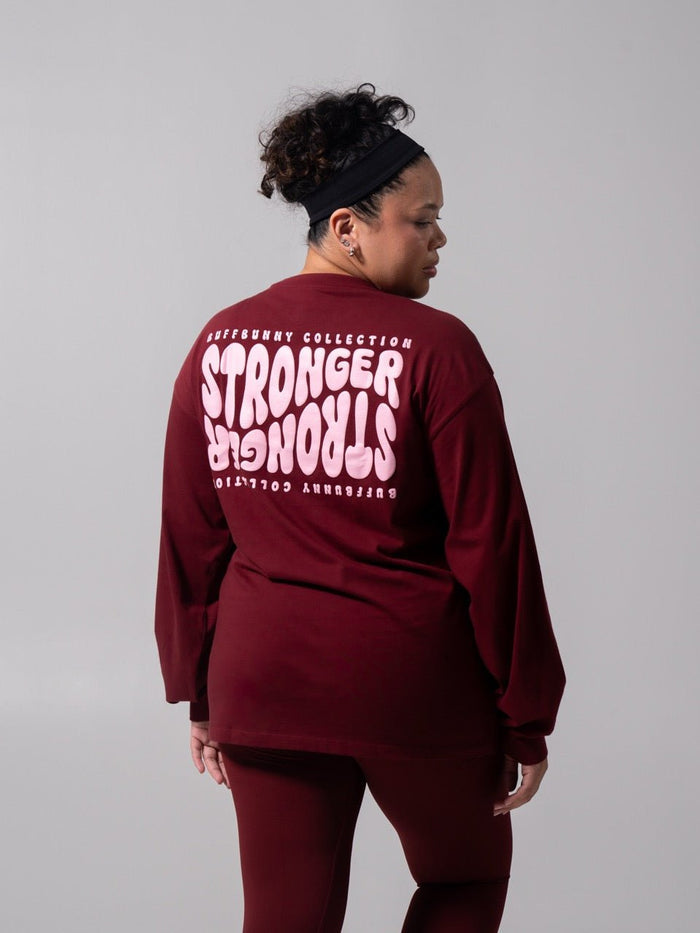 Stronger Long Sleeve Tee - Vineyard