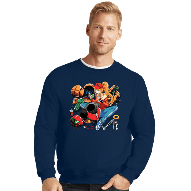 Crewneck Sweater, Unisex / Small / Navy