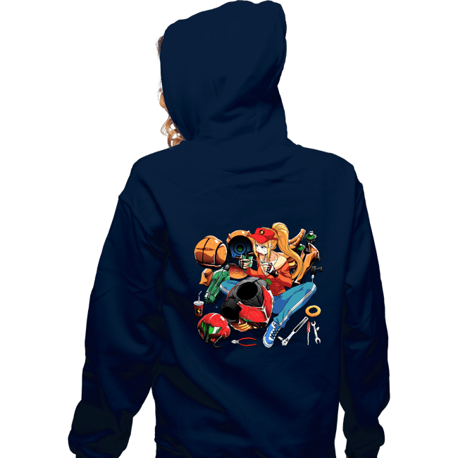 Zippered Hoodies, Unisex / Small / Navy