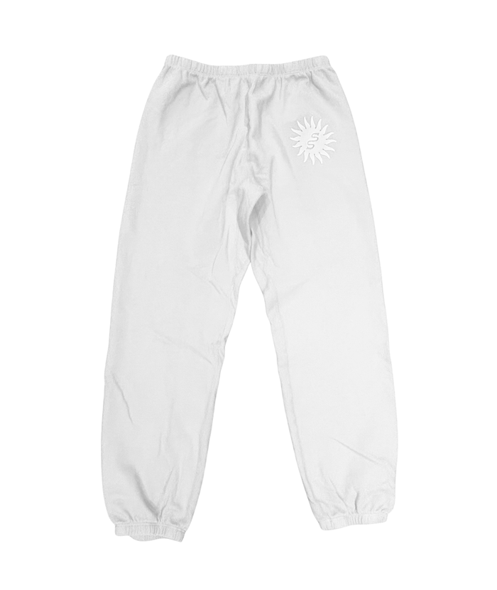 Sunny Somewhere Women Everyday Terry Sweatpants Womens Casual Bottoms Sunny Somewhere White Juniors/Women XS