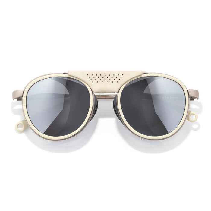 Sunski Strada Sunglasses Ivory Silver