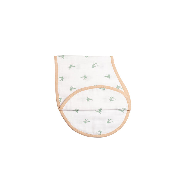 Swaddle & Burp Cloth Bib - Palm (0-12 Months)