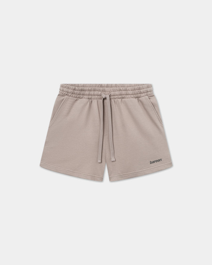 Sweat Shorts - Logo, Women - Mocha