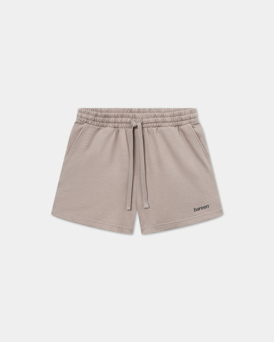 Sweat Shorts - Logo, Women - Mocha
