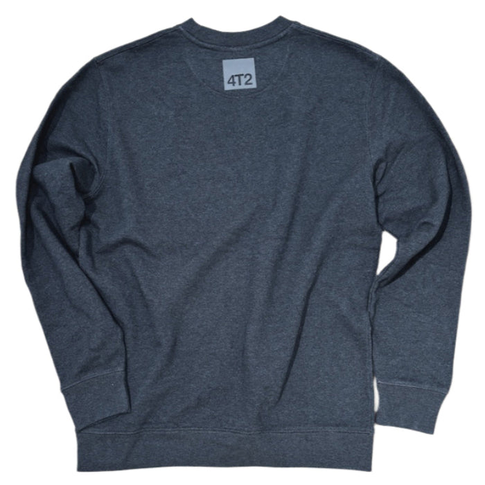 sweater, running is ugly, heather anthracite.