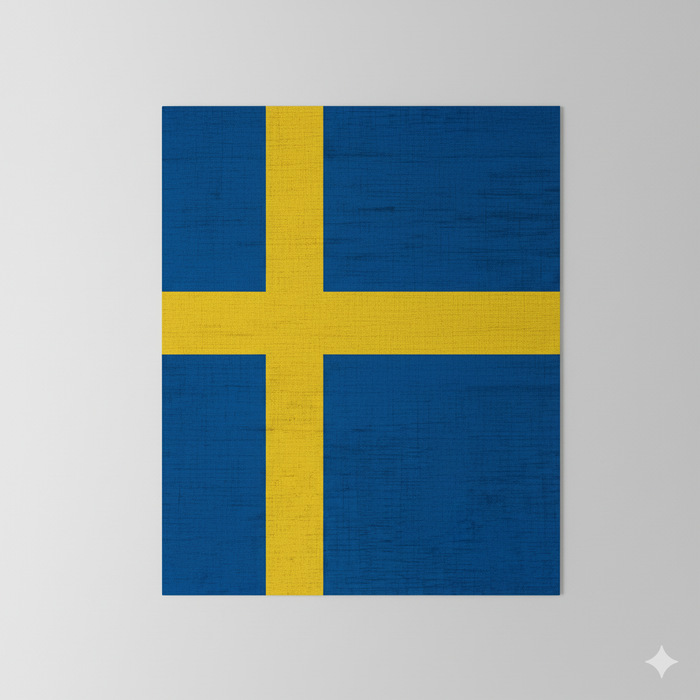 Sweden Flag Area Rug