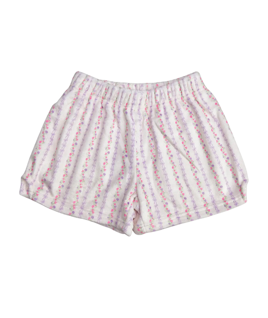 Sweetheart Vine Plush Shorts Accessories iScream Floral Y/XS (6X)