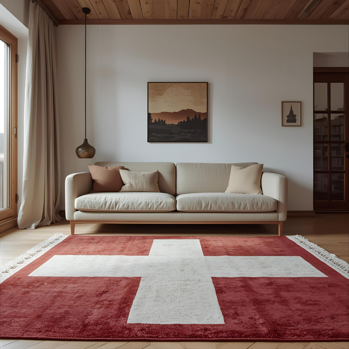 Swiss Cross Area Rug