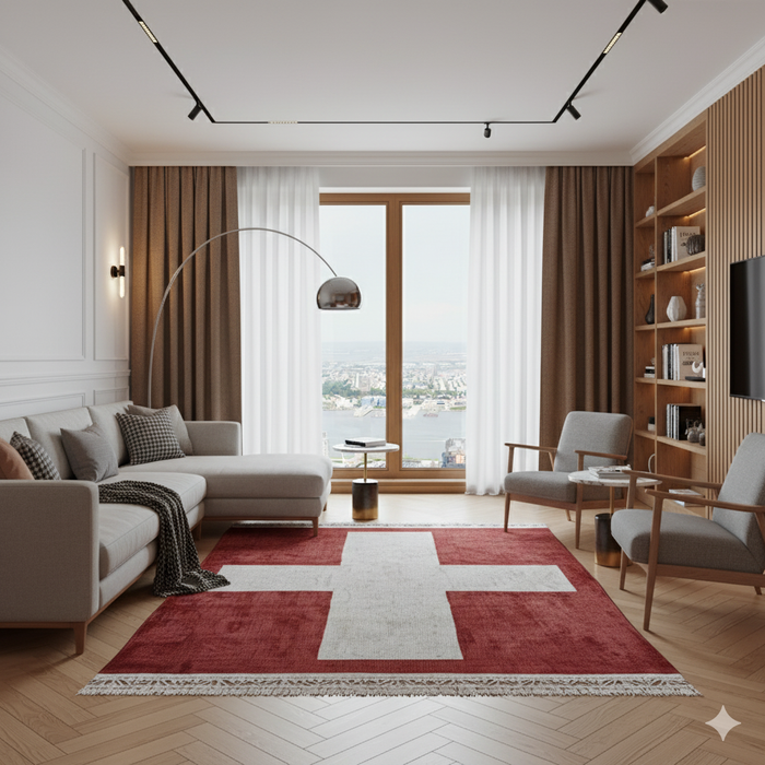 Swiss Cross Area Rug