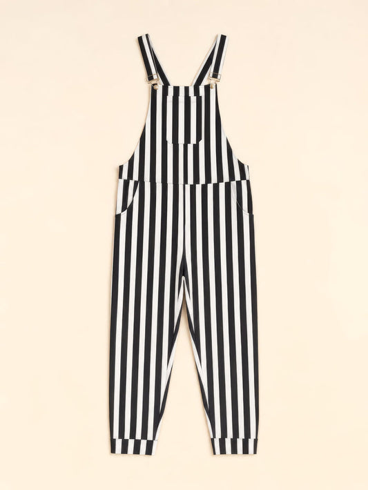 Swoveralls - Black/White Stripes