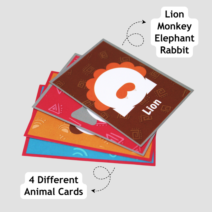 Taali Atrangi - Animal Face Recognition Puzzle Toy Set (1+ Years)