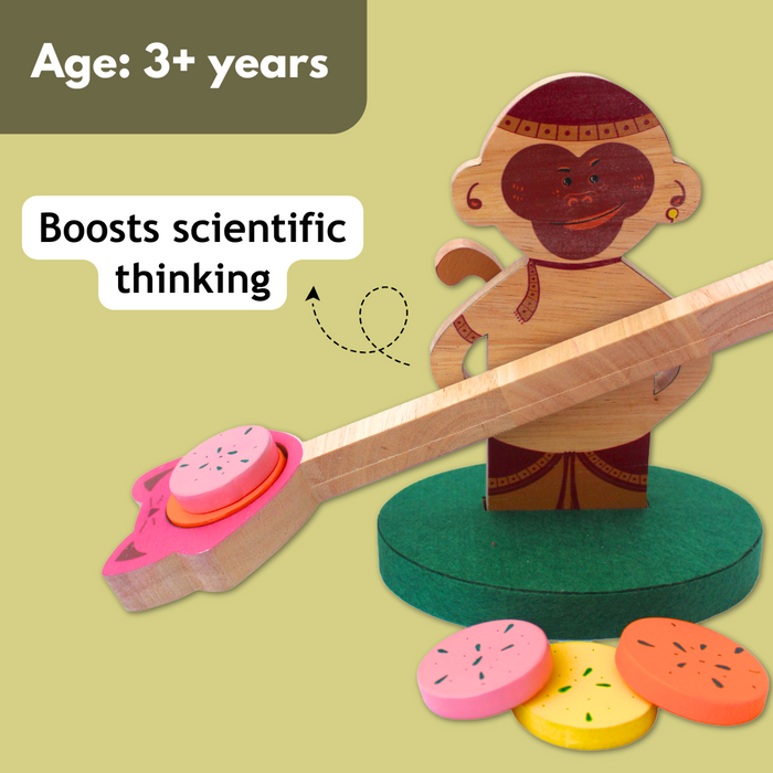 Taali Chalak Bandar- Balancing Toy Set (6 Months+)
