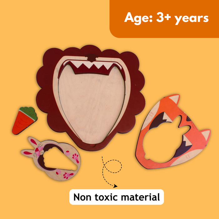 Taali Food Chain - Animal Nesting Puzzle Toy Set (1+ Years)