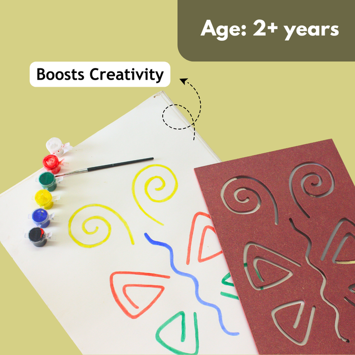 Taali Hastakshar - Handwriting Improvement Stencils - Set of 6 (3+ Years)