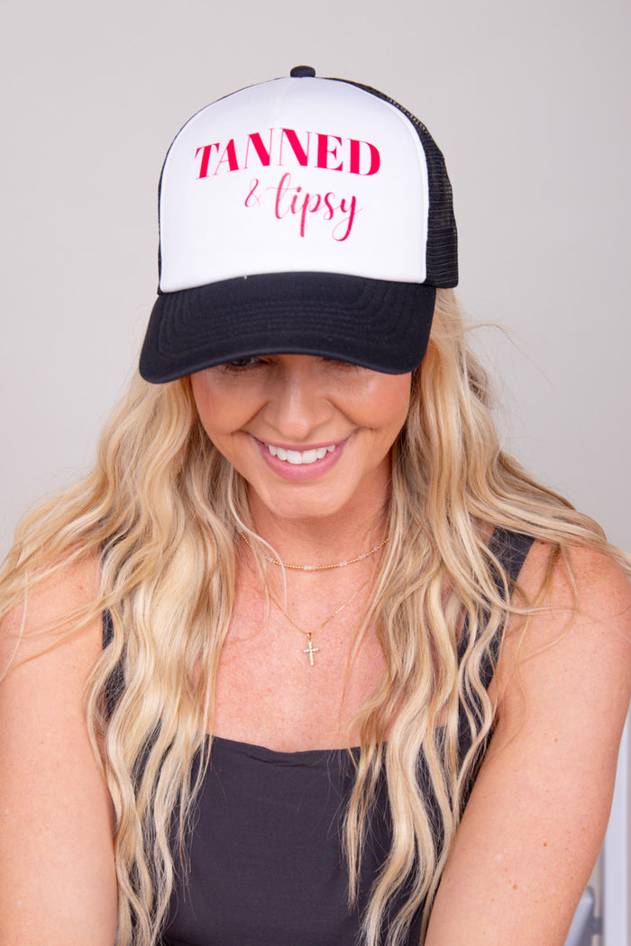 Tanned & Tipsy Trucker Hat