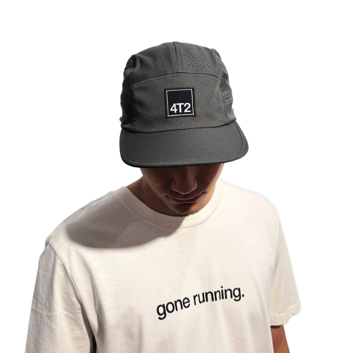 technical adjustable race cap, one more, grey.