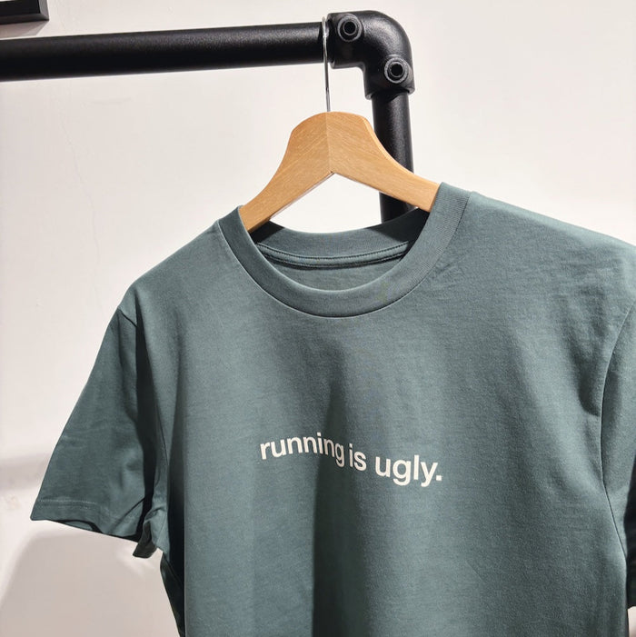 tee, running is ugly, green day.