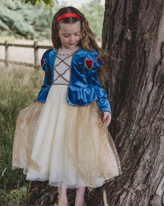 snow white inspired princess dress