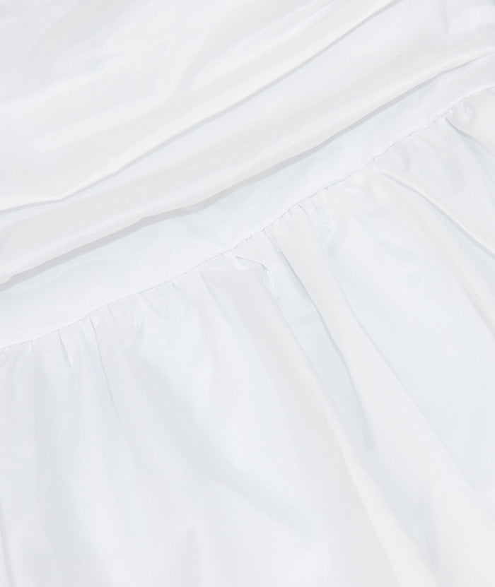 Theme Girls Carolina White Taffeta Dress Distressed/seasonal girls Theme-NYC