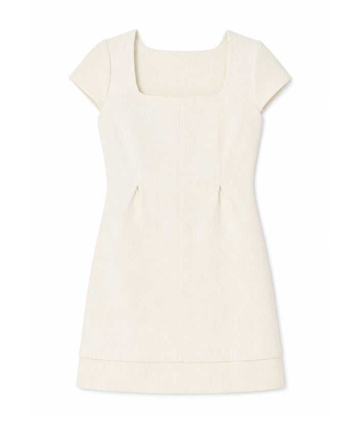 Theme Girls Fifine Cap Sleeve Tweed Dress Girls Special Dresses Theme-NYC Beige Y/S (7/8)