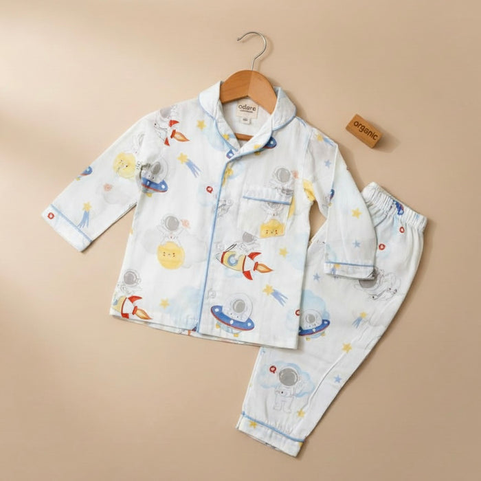 Tiny Galaxy Organic Cotton Night Suit (6 Months – 4 Years)
