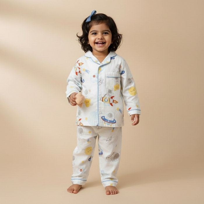 Tiny Galaxy Organic Cotton Night Suit (6 Months – 4 Years)
