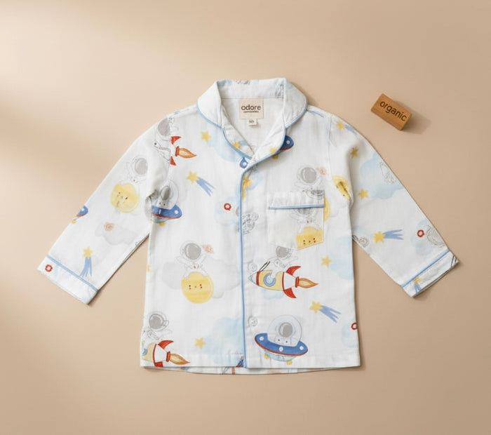 Tiny Galaxy Organic Cotton Night Suit (6 Months – 4 Years)