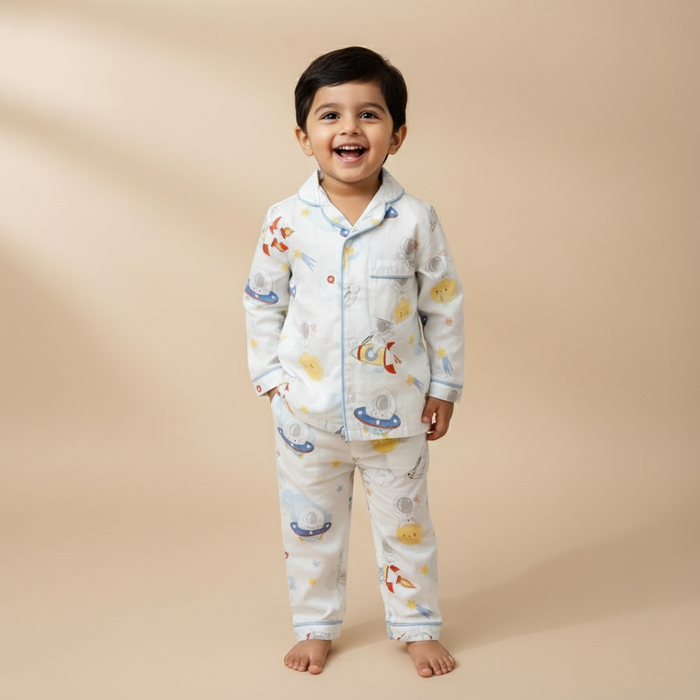 Tiny Galaxy Organic Cotton Night Suit (6 Months – 4 Years)