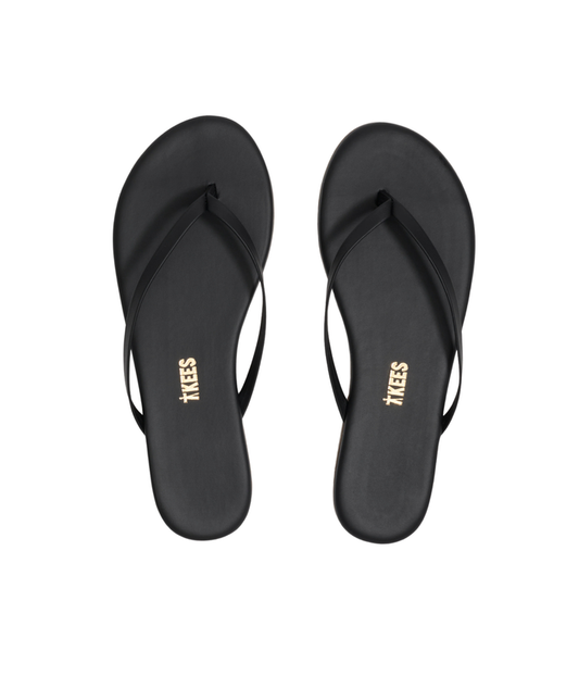 Tkees Women Liners Flip Flops Sable Accessories Tkees Black Shoes/5