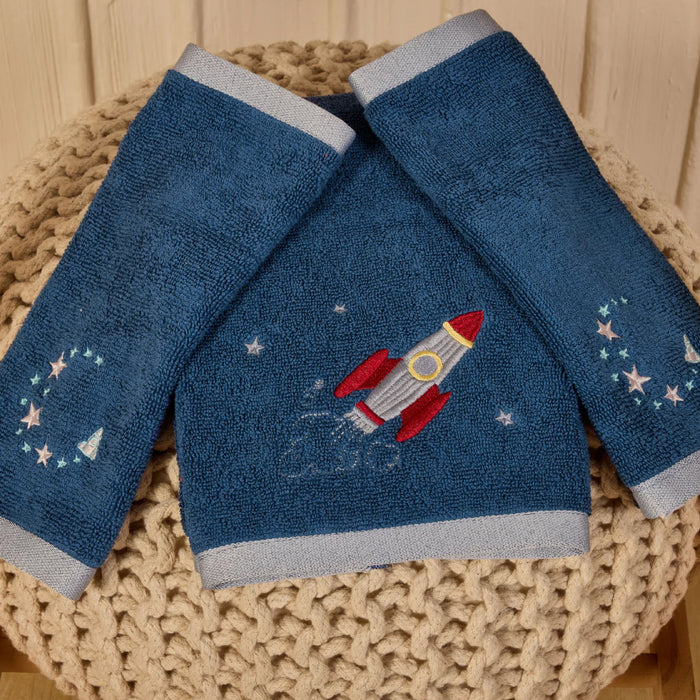 To The Moon And Back Hand & Face Towels (Set of 3) (0-3 Years)