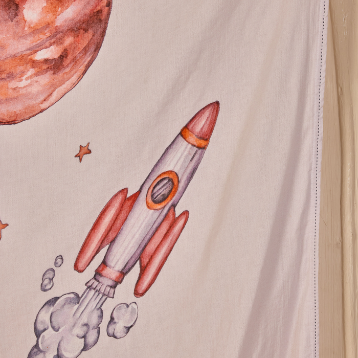 To The Moon And Back Light Muslin Blanket (All Ages)