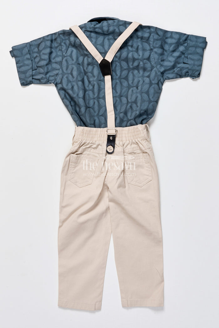 The Nesavu Boys Casual Set Toddler Boys Casual Cotton Outfit for Festive Gatherings Nesavu Nesavu toddler boys casual cotton set festive gatherings everyday wear
