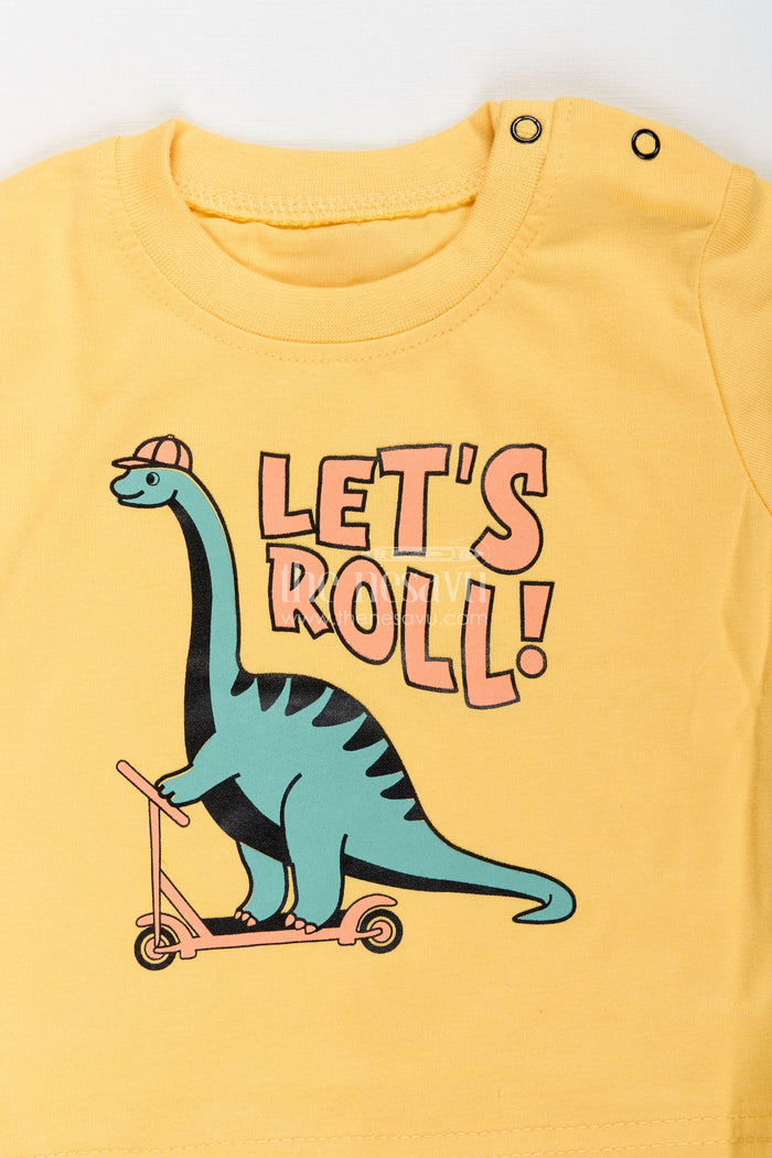 The Nesavu Boys Casual Set Toddler Boys Dinosaur Print Cotton Hoodie and T-Shirt Set Nesavu Nesavu toddler boys cotton hoodie set with dinosaur print and matching pants