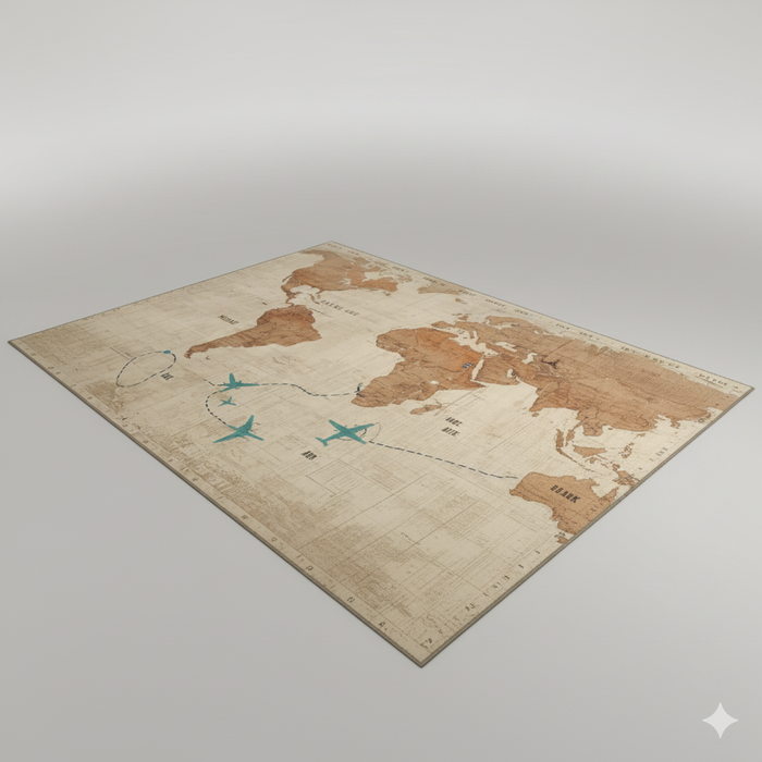 Traveller's Journey Area Rug