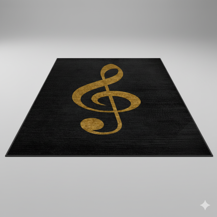 Treble Clef Area Rug