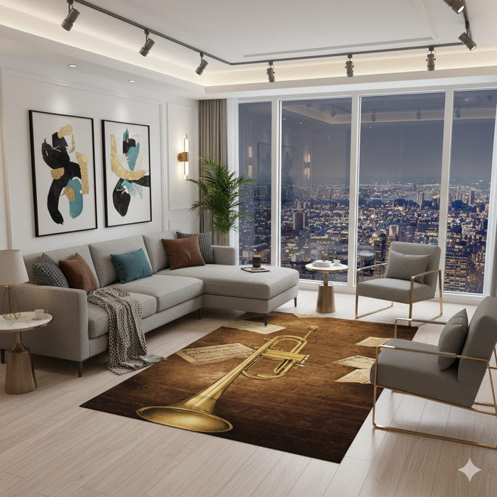 Trumpet Melody Area Rug