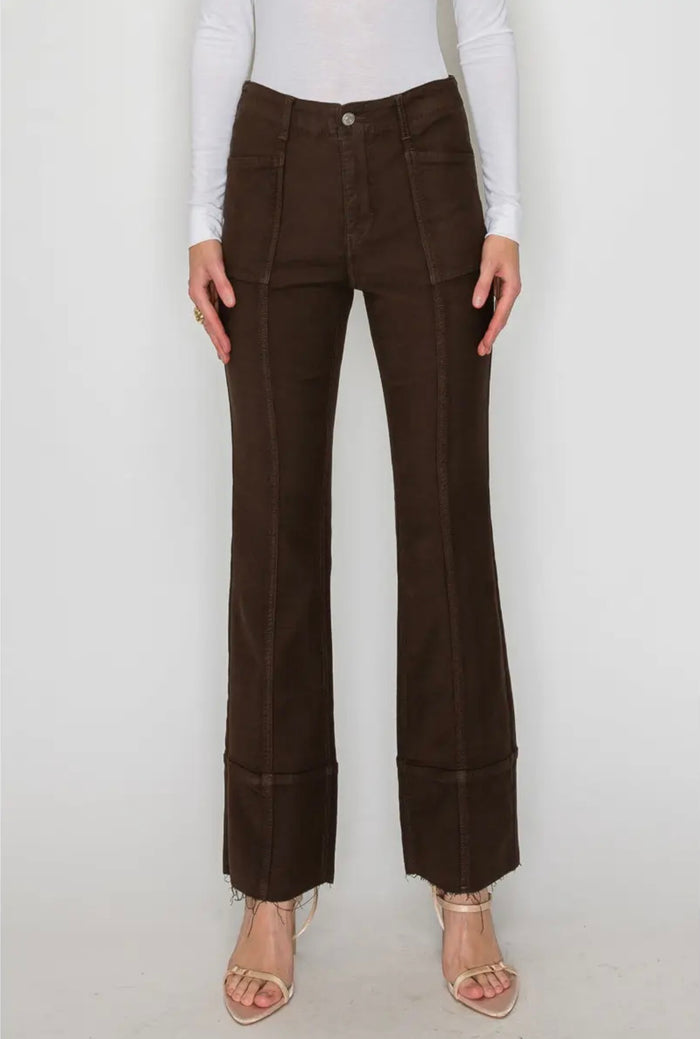 Tummy Control High Rise Bootcut PFD Jeans
