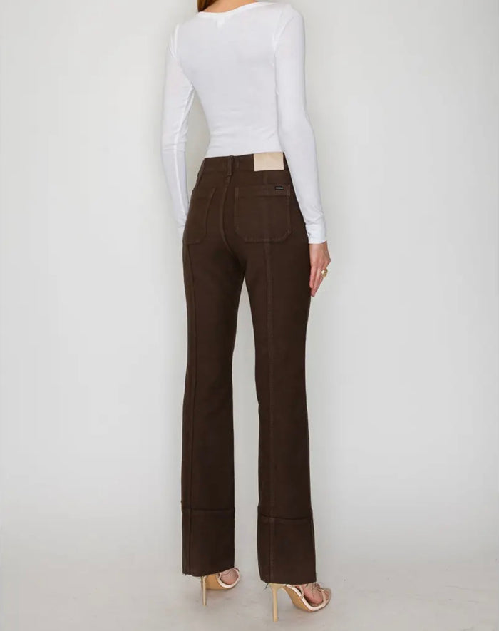 Tummy Control High Rise Bootcut PFD Jeans