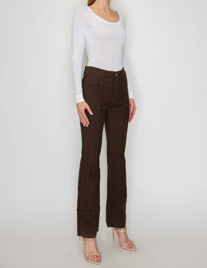 Tummy Control High Rise Bootcut PFD Jeans