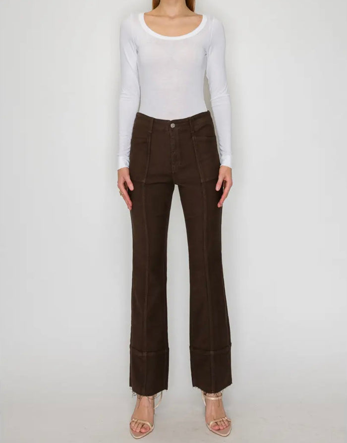 Tummy Control High Rise Bootcut PFD Jeans
